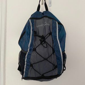 Eddie Bauer Lightweight Backpack - Nice Blue Print